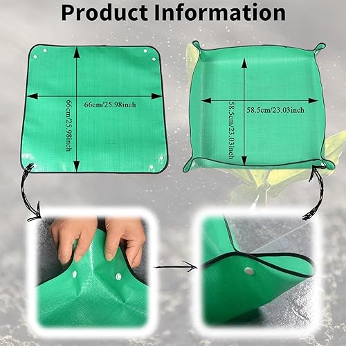 Miniatura 2 de Garden Hand Tools Set - Sowing Dispenser, Plant Repotting Mat for Planting, Seedling, Vegetable, Tomato, Pepper, Flower with Durable Practical