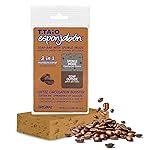T.Taio Coffee Esponjabon Soap Sponge - Gentle Shower Scrubber - Cleaning Bath Wash Scrub - Dirt & Oil Removal - Massage & Lather Foot, Elbow, & Face Bathroom Accessories Fresh Nacre Scent