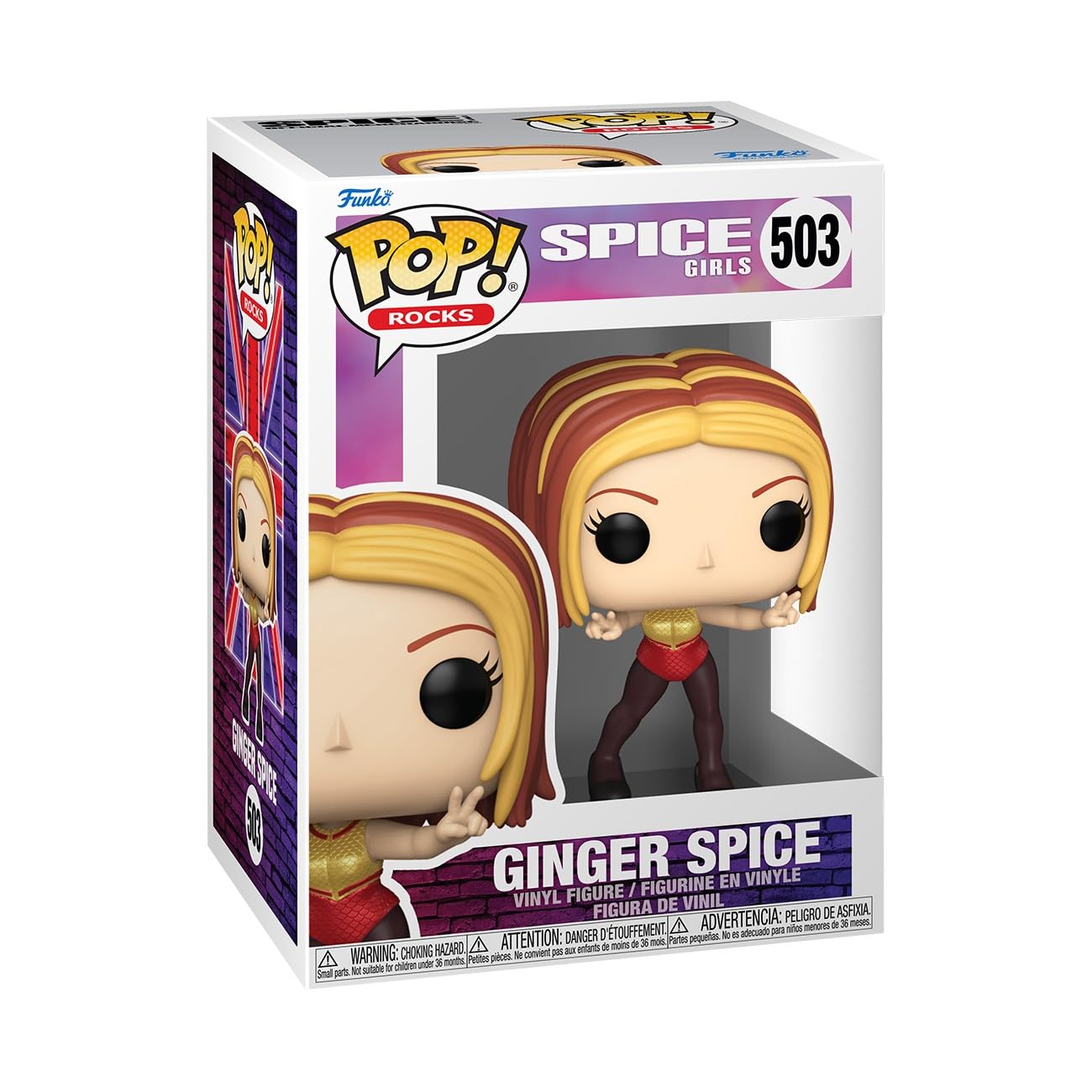 Funko POP! Rocks: Spice Girls - Ginger (Wannabe) - Collectable Vinyl Figure - Gift Idea - Official Merchandise - Toys For Kids & Adults - Model Figure for Collectors and Display