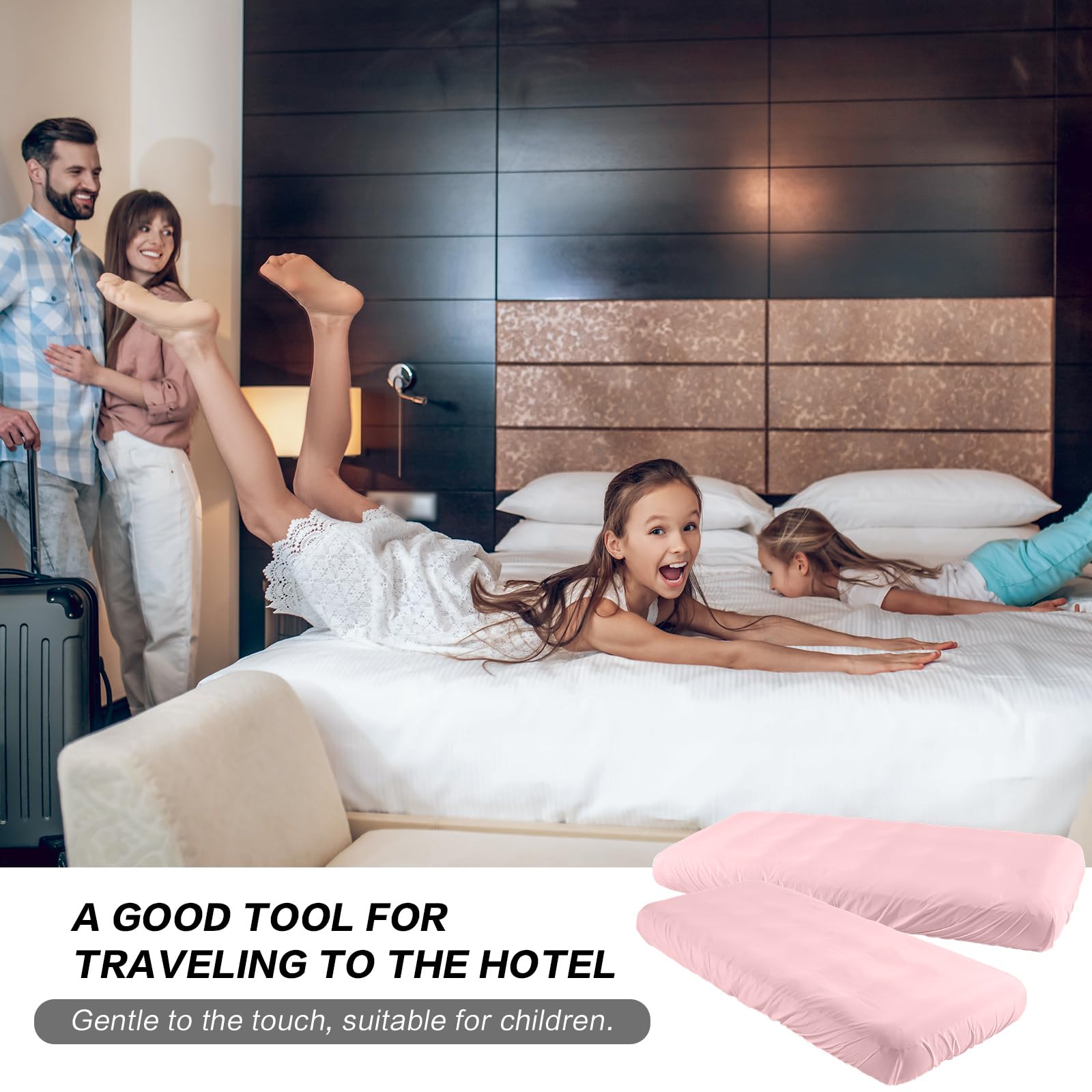 Breling 4-Pack Waterproof Kids Air Mattress Fitted Sheets - Compatible With Intex Cozy Kidz Airbed, TPU Microfiber, Elastic Edges, Machine Washable - View #8