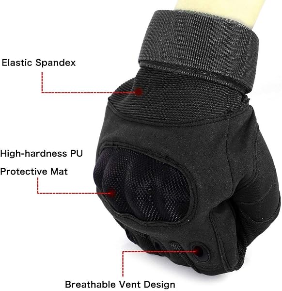 Unigear Gants Moto Homologué CE, Gants Scooter Unisexe Mi Saison Ecran Tactile Respirable pour Auto Moto, Vélo, Motocross, Camping, Randonné ou des Autres Activités en Plein Air - 4