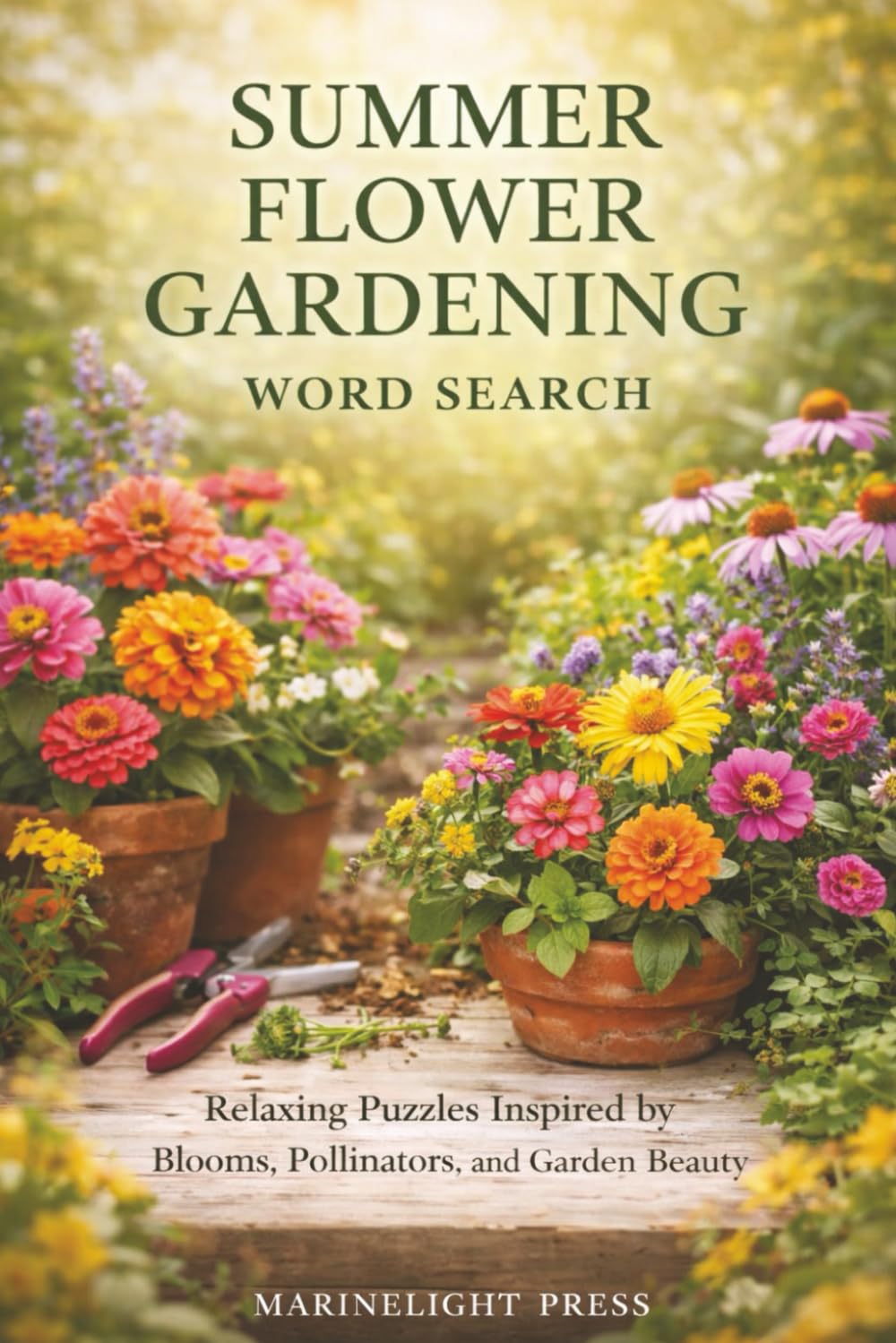 Summer Flower Gardening Word Search: Relaxing Puzzles Inspired by Blooms, Pollinators, and Garden Beauty