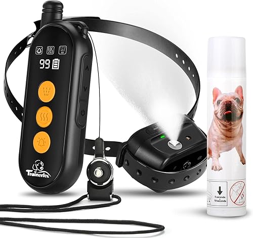 Collar de ladrido de citronela para perros pequeños, medianos y grandes, sin modo automático collar de ladrido con control remoto, collar de