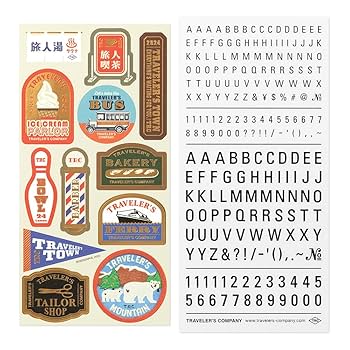 Amazon | トラベラーズノート カスタマイズシール 2024年