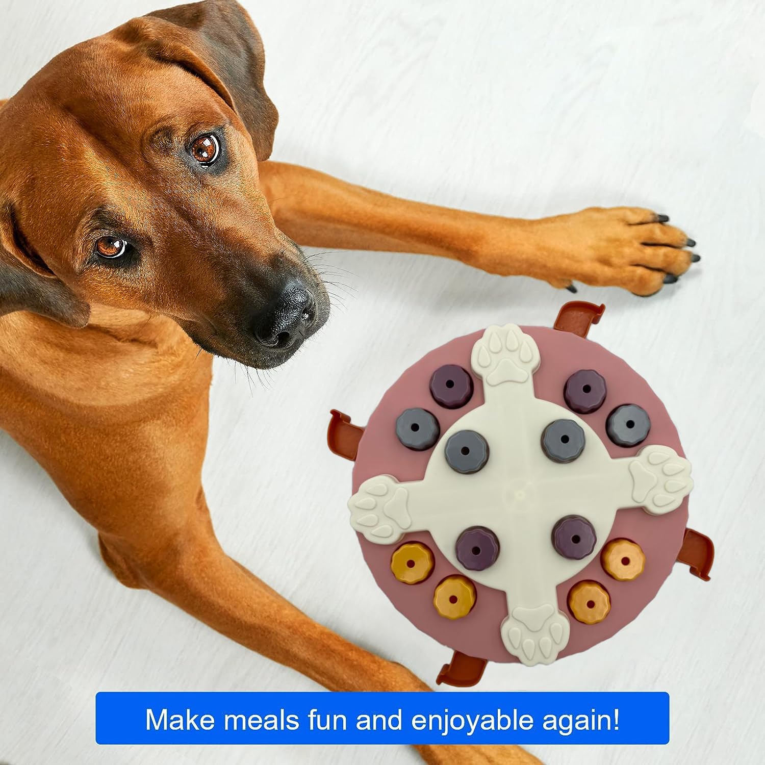 Interactive Pet Treat Dispenser, Slow Feeder, Brain Game, Puzzle, Improve IQ, Digestion, Reflexes, Train Body & Mind, Cats - Image 2
