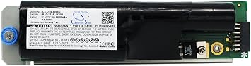 6600mAh Replacement Battery for DELL PowerVault MD3000 PowerVault MB3000I 371-2482 BAT-1S3P C291H P16353-06-C JY200 2.5V
