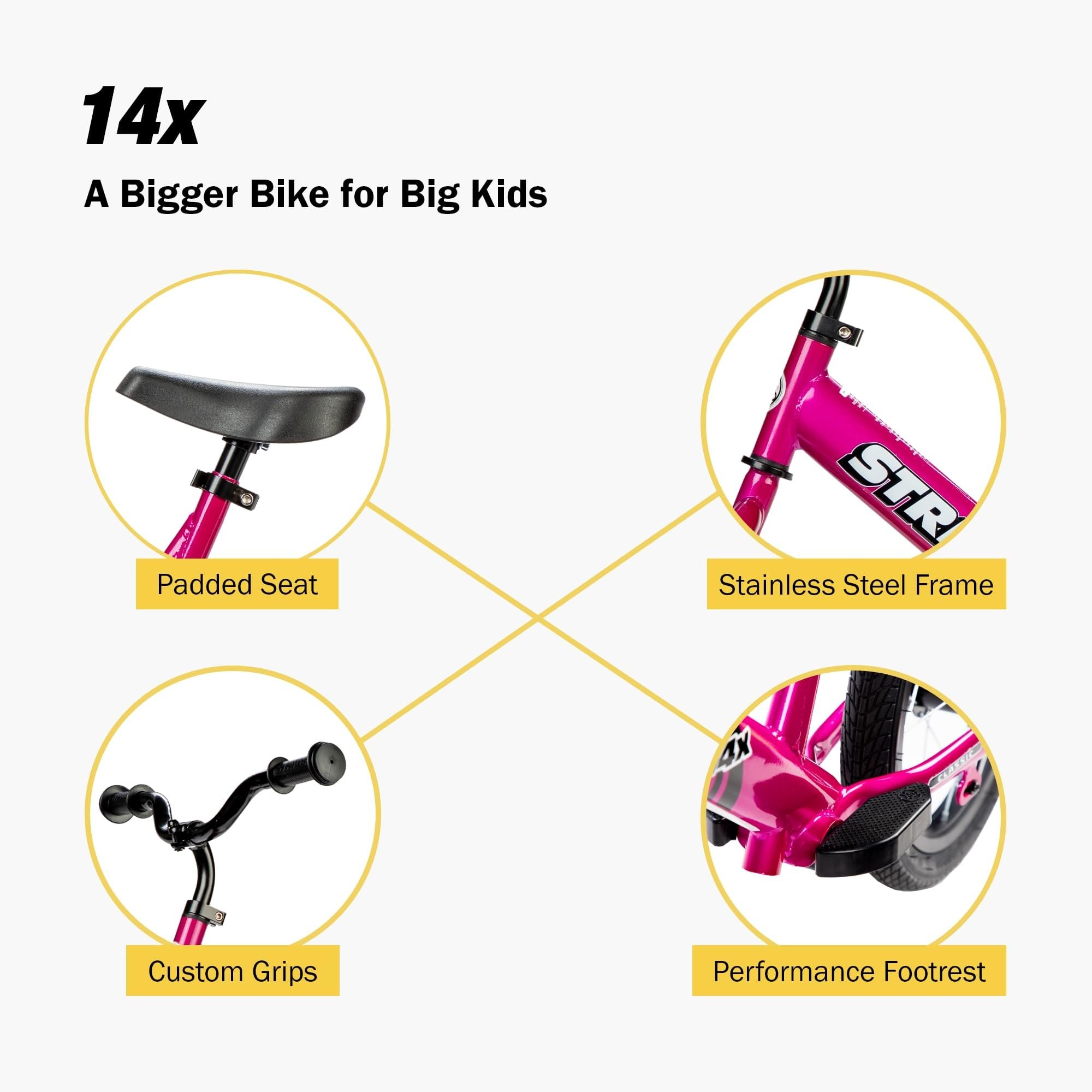 Amazon.co.jp: Strider 14x、ピンク - 3~6歳の子供用バランスバイク