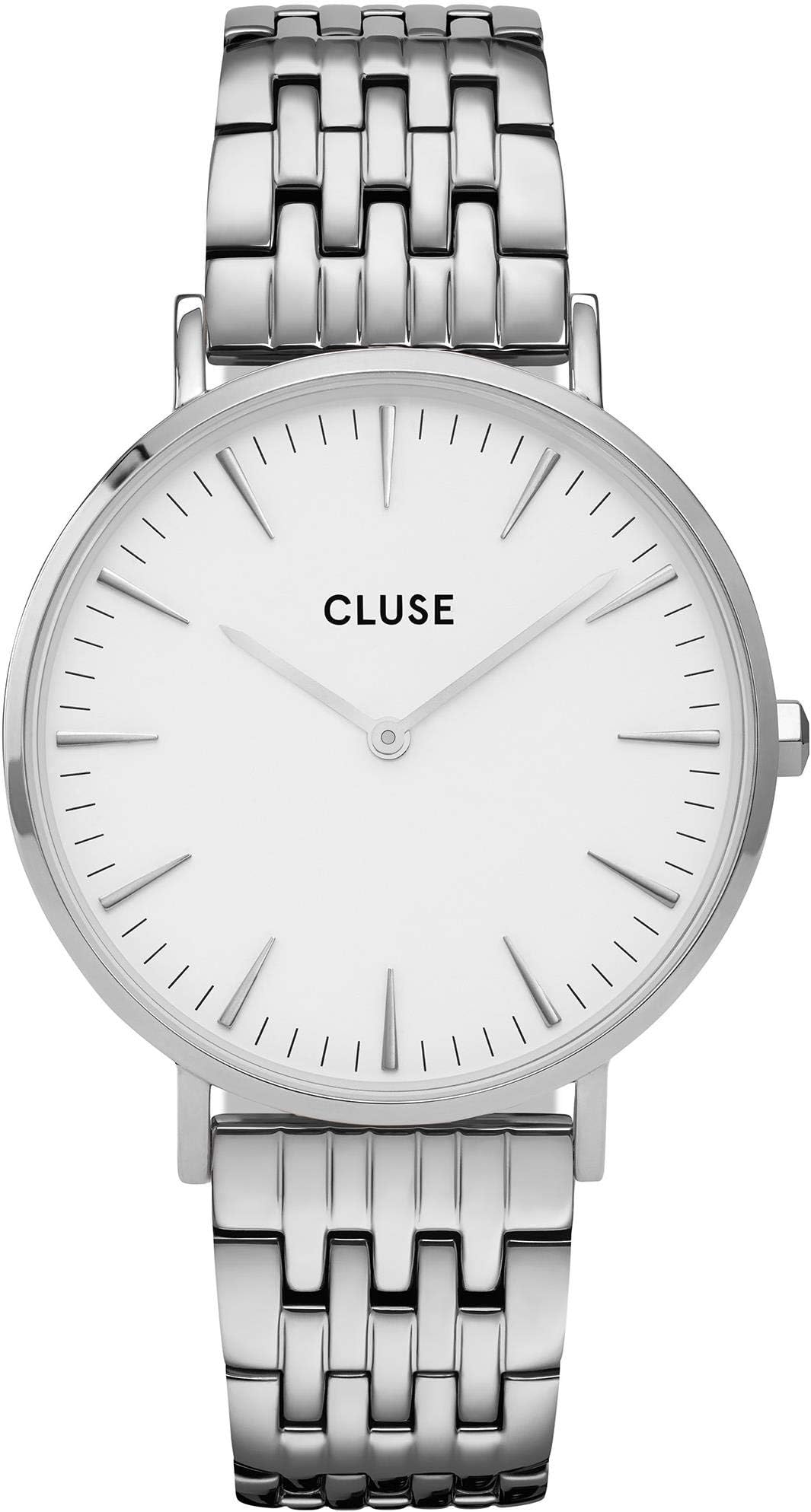 CLUSELa Boheme Multi-Link, Silver, White/Silver CW0101201023