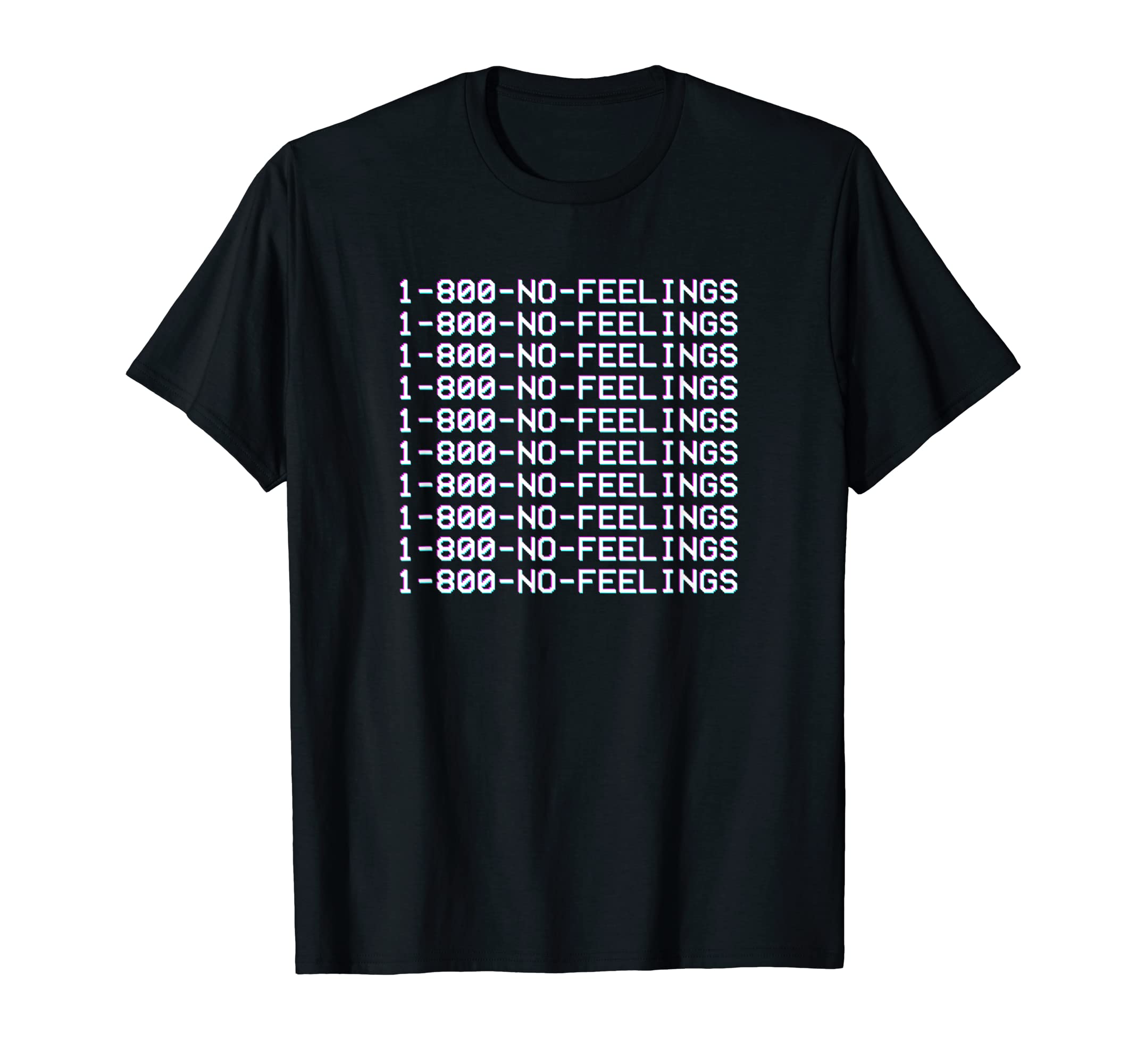 Edgy Aesthetic Clothing & Vaporwave Clothes1 800 No Feelings Aesthetic Vaporwave Chillwave E-Girl Women T-Shirt
