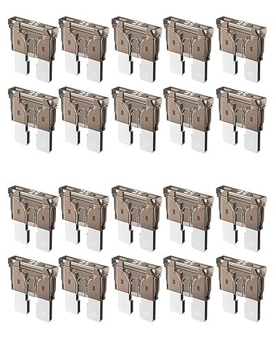 20 fusibles estándar para automóvil de 7.5 A, fusibles automotrices de 7.5 amperios (ATOAPRATS), fusible de hoja de 32 V (1224 V) para RVTruckSUV