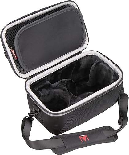 Miniatura 3 de Mchoi Estuche rígido de almacenamiento de viaje para cámara DSLR Canon EOS Rebel T7  T8i  T5  R50  R100 y lente de 0.709-2.165 in, bolsa de