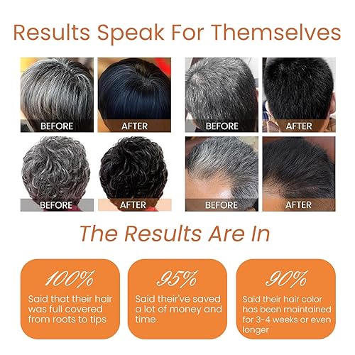 Miniatura 4 de Nuevo champú de tinte para el cabello Black 4 Root Touch Up