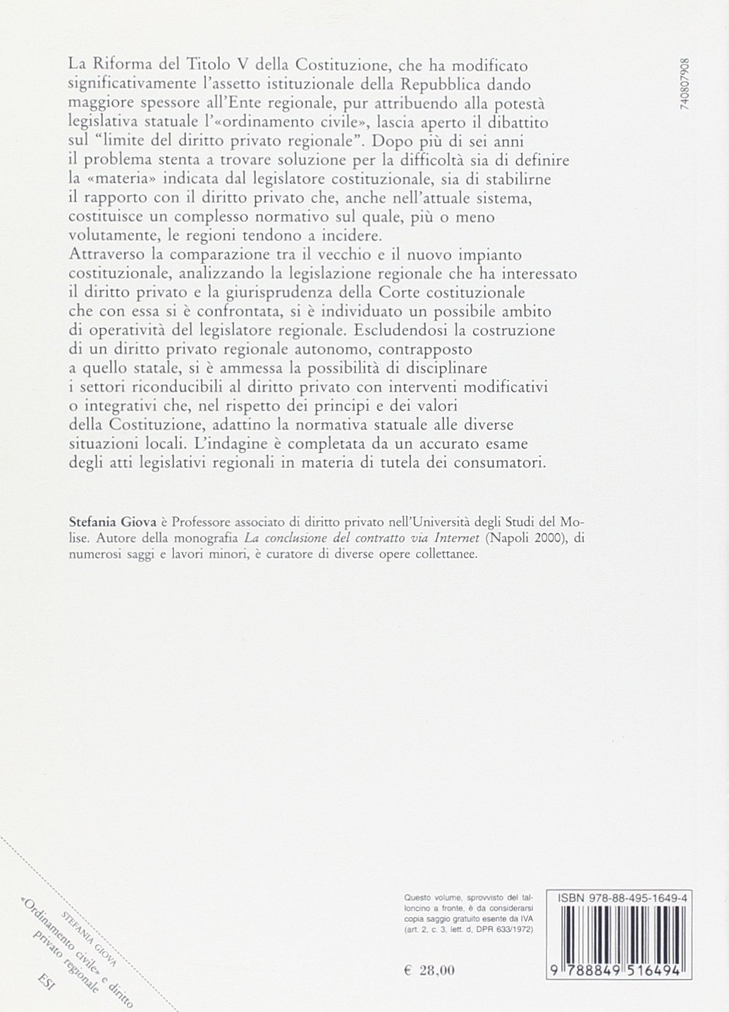 Ordinamento Civile Diritto Privato