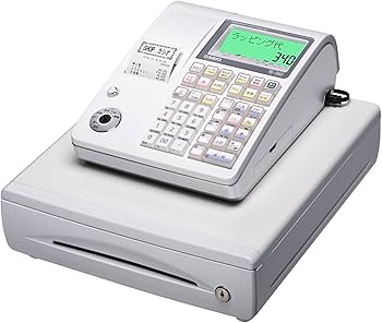 美品 カシオ TE-100 レジスター 二段式ドロア 横型領収証 軽減税率対応 71i4zgFTLCL.jpg_BO30,255,255,