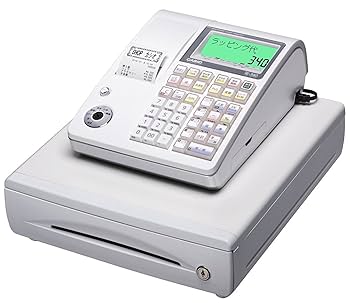 Amazon | カシオ レジスター 10部門 ドロア分離型 TE-340WE