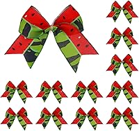 Vista 18 de 12 Piezas 6 Pulgadas Verde Trébol Shamrock Corona Lazos Irlandeses de Arpillera para Día Festivo del Día de San Patricio Decoración de Puerta Pared