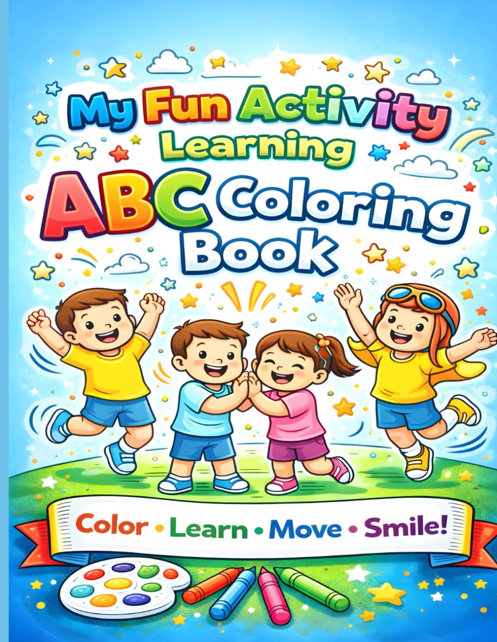 My Fun Activity Learning book: ABC coloring book