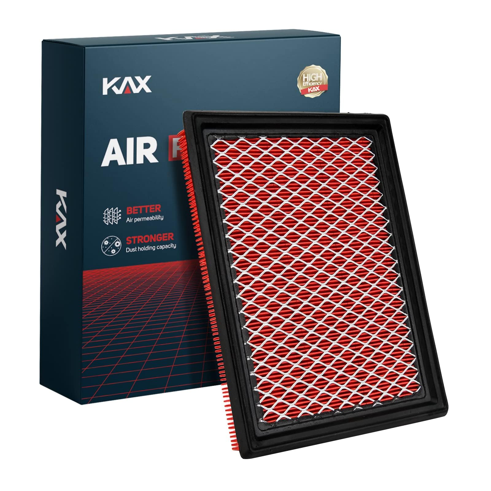KAX Premium Engine Air Filter, GAF048 (CA6900) Replacement for Nissan Sentra, Rogue Select, Sentra, Juke, Rogue, 300ZX, INFINITI Q50, QX70, FX35, Q60
