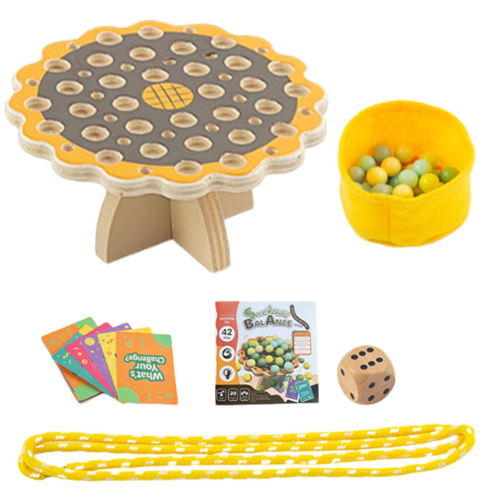 Juego de equilibrio de madera interactivo de mesa para padres e hijos 8