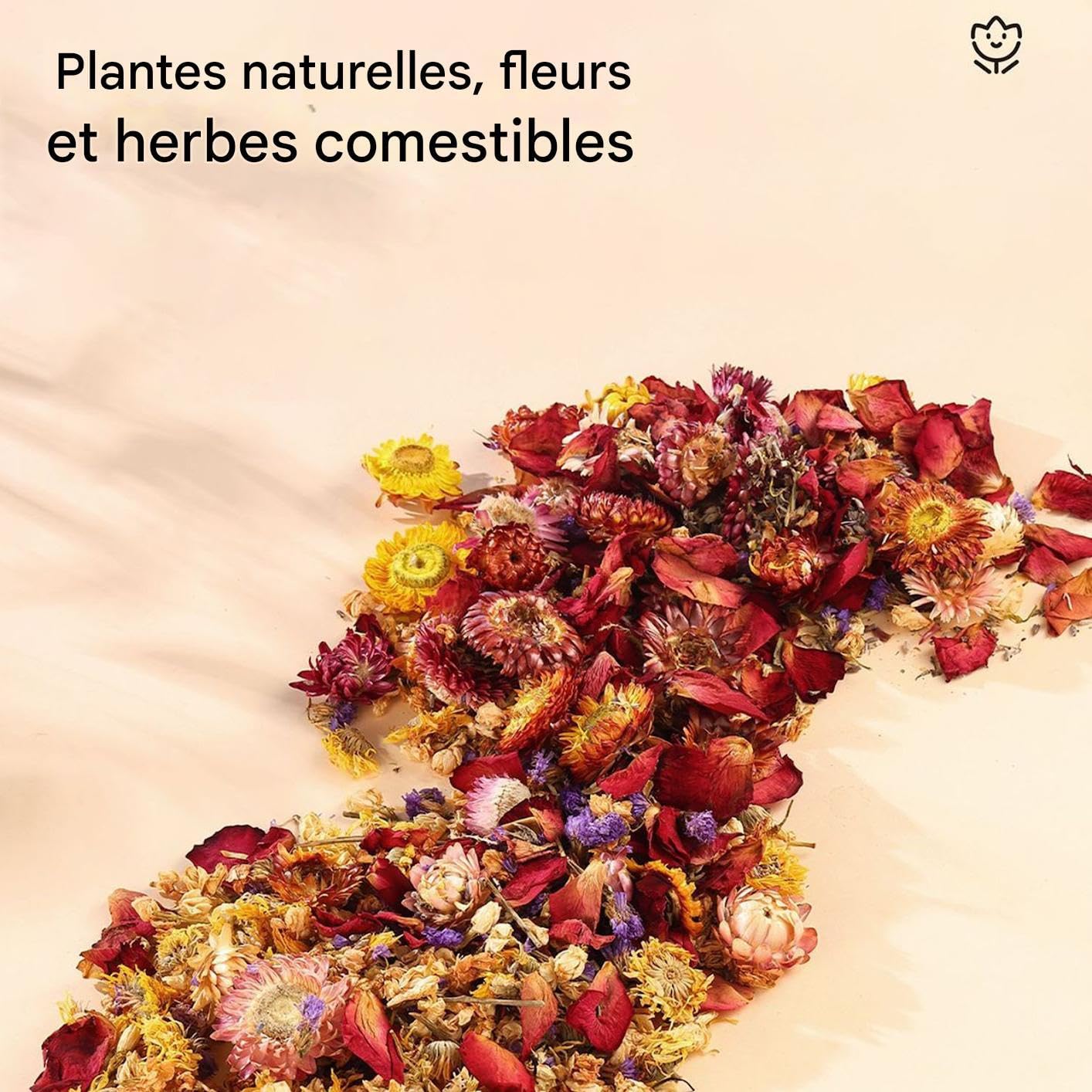 Lettiera per criceti Tappetino Assorbente Umidità, Profumi Persistenti e | Lettiera di Carta con Fiori Secchi per Animali Piccoli Conigli da Interno Piccoli Animali Pollaio Gatto Gabbia d