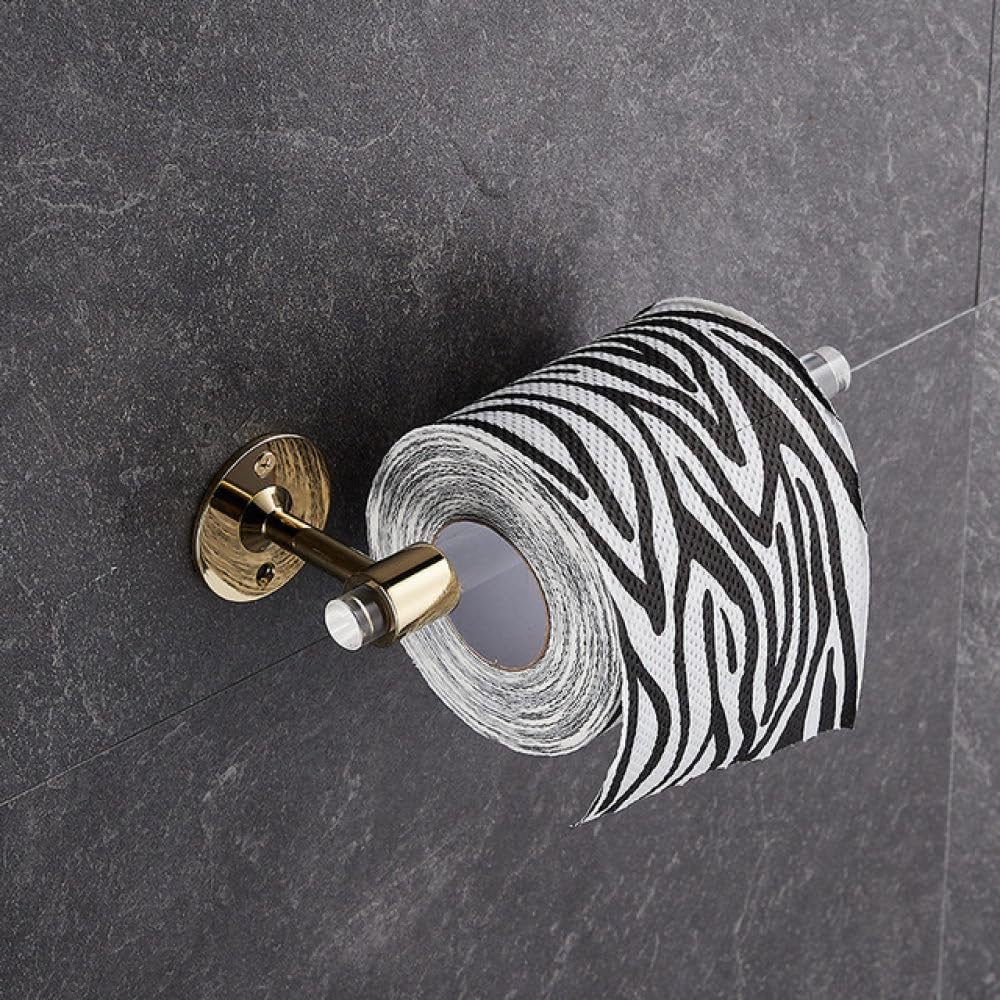 Gancho para bata y toallero acrílico negro dorado para pared sin obra