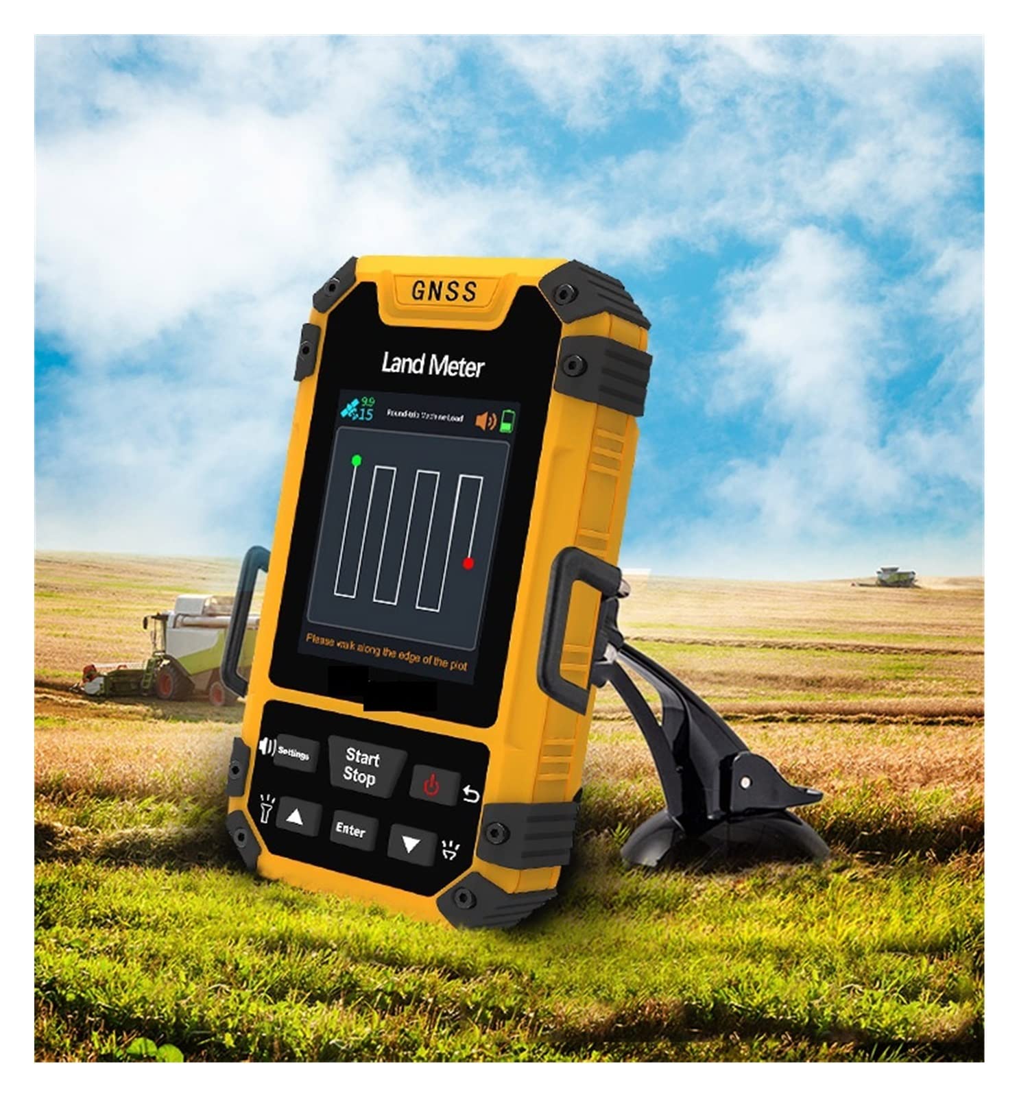Mesure De Zone De Récepteur GNSS Professionnel De Machine D'arpentage De Mètre De Terre De GPS D'écran De La Couleur S4(S3 Version)