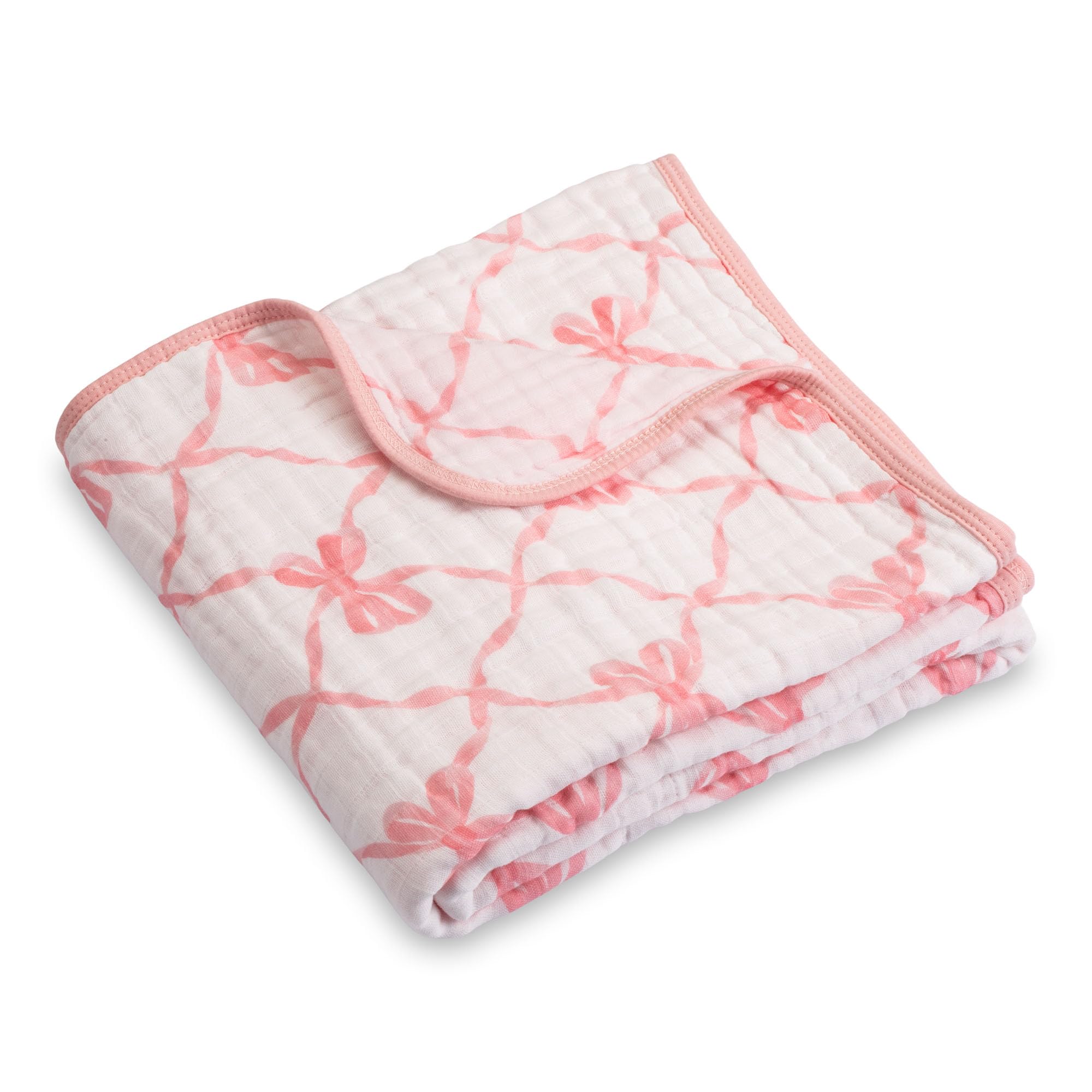 LollyBanks Manta de muselina para bebé, 100 % algodón, ligera, manta de muselina para niñas, manta de bebé de 6 capas de 47 x 47 pulgadas, mantas suaves de recepción de guardería, esenciales para
