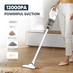 KEROMEE Aspirateur de bâton, Aspirateurs à main câblé Mini Balai électrique pour animaux de compagnie plancher de bois franc nettoyage de chat (16ft-Cord)