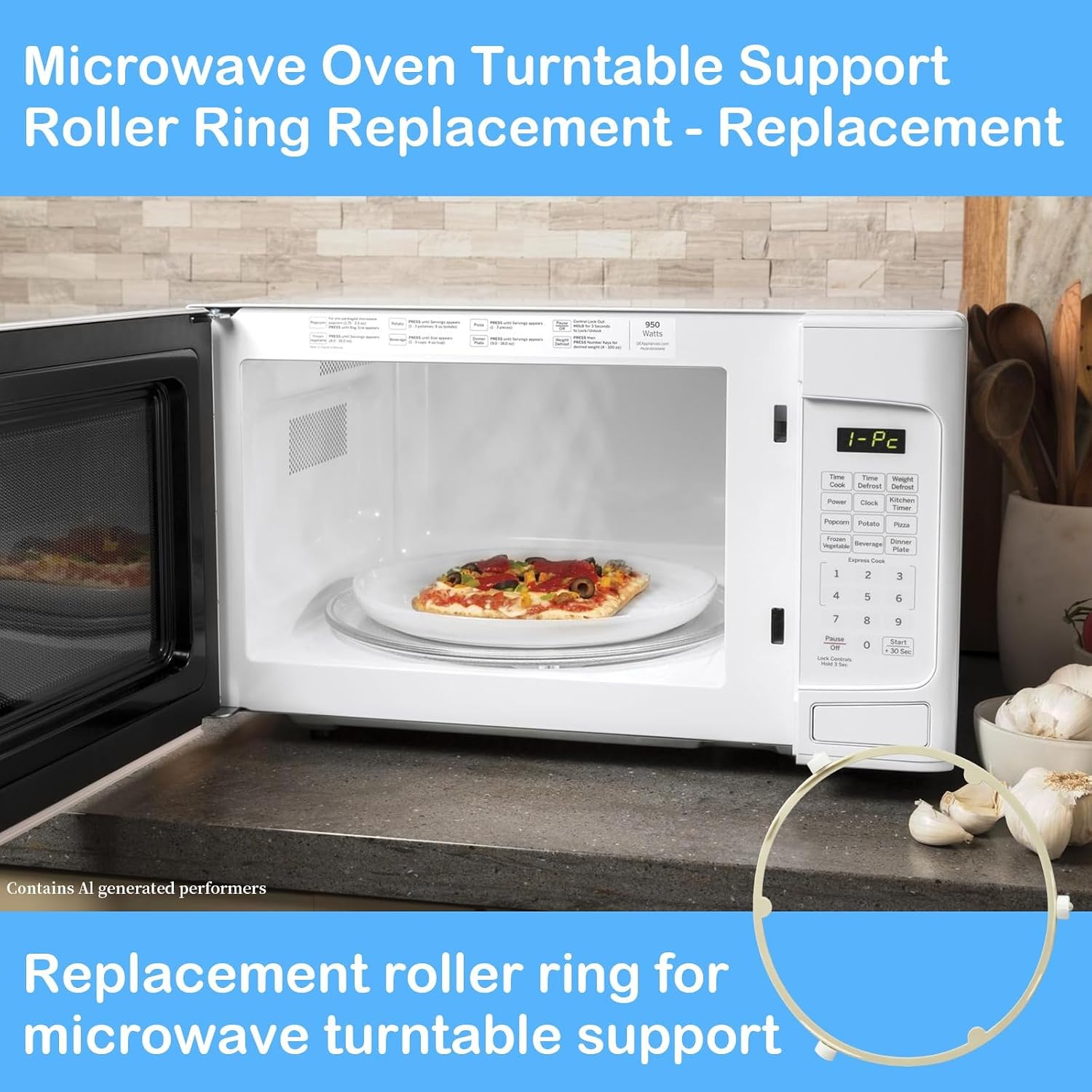 1 PCS Microwave Oven Replacement Roller Wheel Turntable Ring Accessories