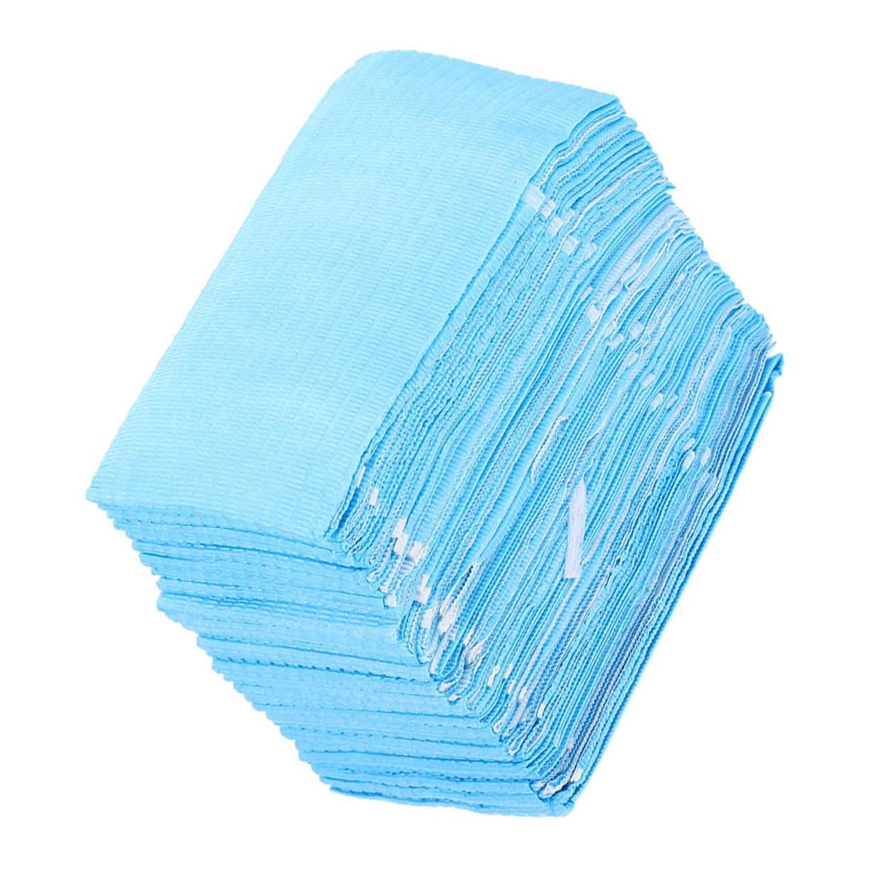 Ipetboom 60pcs Disposable Dental Bibs Scarf for Oral Inspection Breathable Skin-Friendly Napkins Leak-Resistant Dental Treatment Supplies for Beauty Salon and Clinic Use