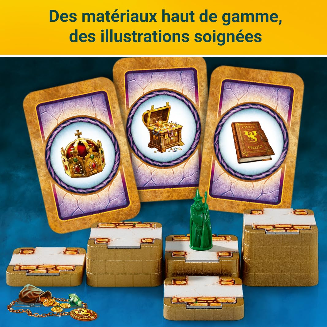 Ravensburger - Le Grand Classique des Jeux de société - Labyrinthe - Labyrinthe 3D - Famille et Enfants - De 2 à 4 Joueurs à partir de 7 Ans - Mixte - 26113 - (Multilingue – Français Inclus)