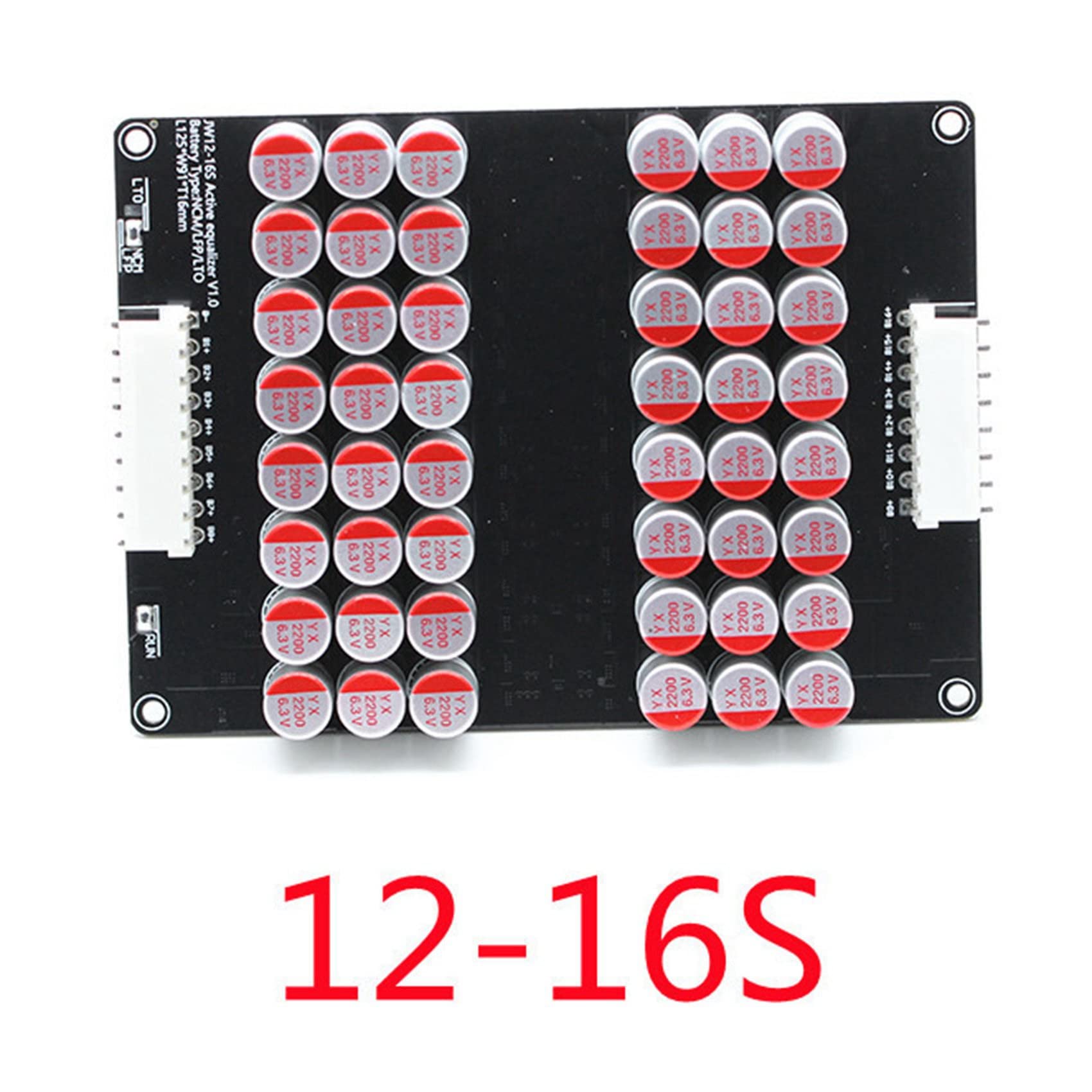 2X 12S 13S 14S 15S 16S Equalizzatore Bilanciatore Lifepo4 Lipo LTO Batteria Equalizzazione di Energia Condensatore Board