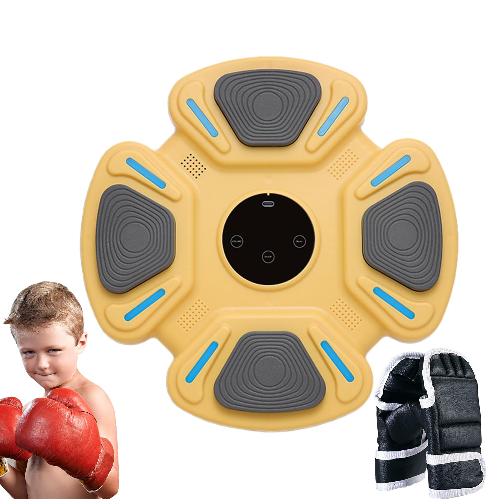 Muzyczna maszyna bokserska, inteligentne, bezprzewodowe urządzenie treningowe, trener bokserski i bokserski, do treningu fitness, dla mężczyzn i kobiet, do domu, na siłownię, do biura, salonu