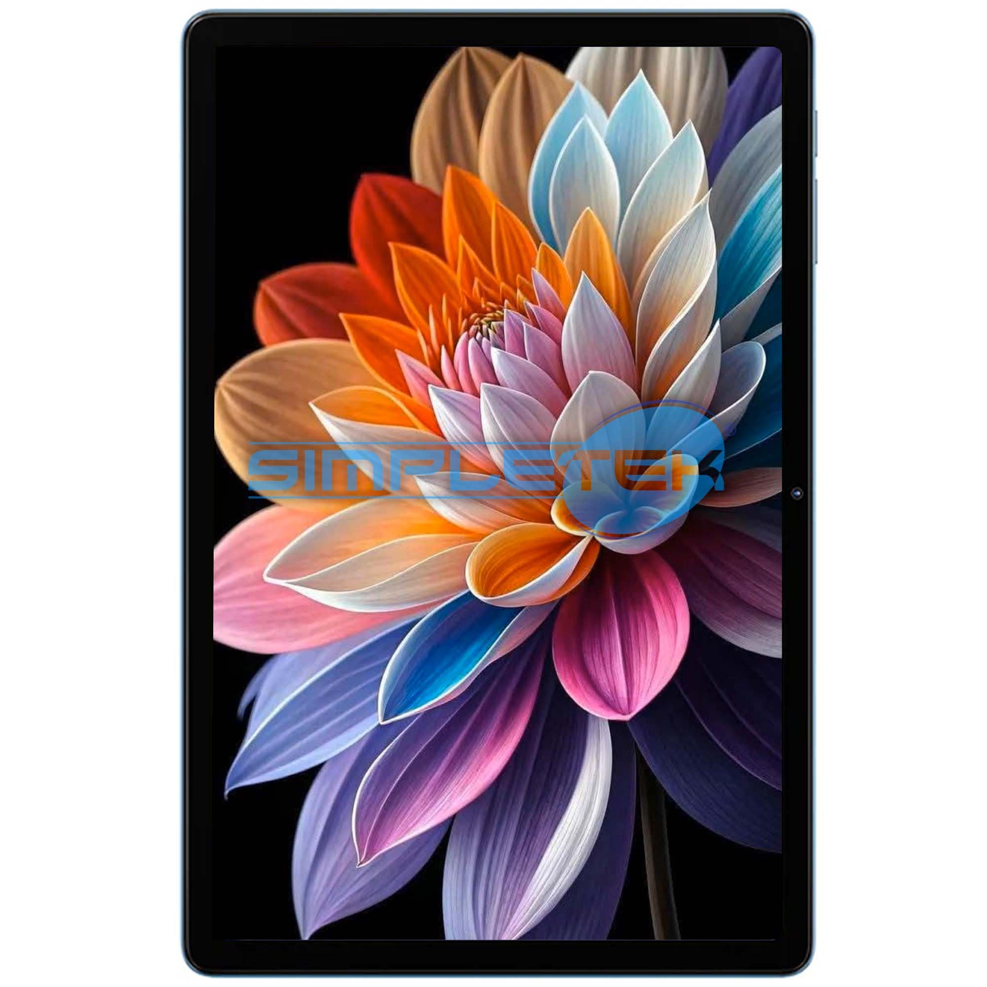 SIMPLETEK - Tablet 11" 4G WiFi - 8GB 128GB - Dual SIM - Android 16 Blu | Display IPS 90Hz,Octa Core,8300mAh,USB-C,Bluetooth 5.0,GPS,Face Unlock,Audio Stereo,microSD,18W