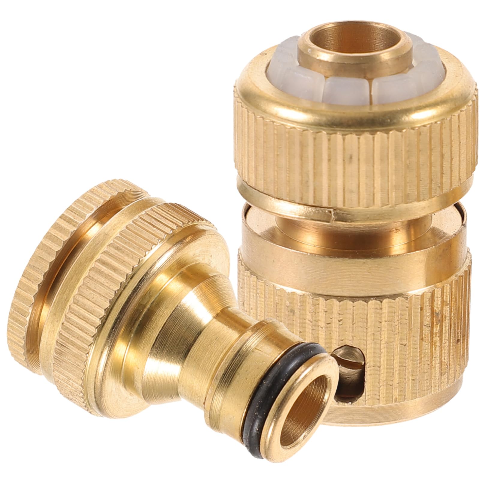 ABOOFAN 4 Paia Raccordo Rapido per Tubo da Giardino e Connettore per Facile Installazione e Manutenzione Adatto Irrigazione e Accessori per Giardino