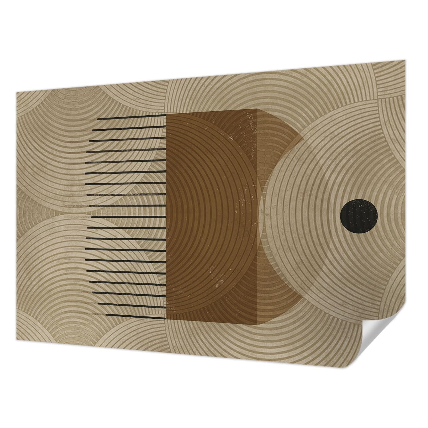 Papel tapiz autoadhesivo de 152x104 cm con diseño geométrico moderno para dormitorio y salon