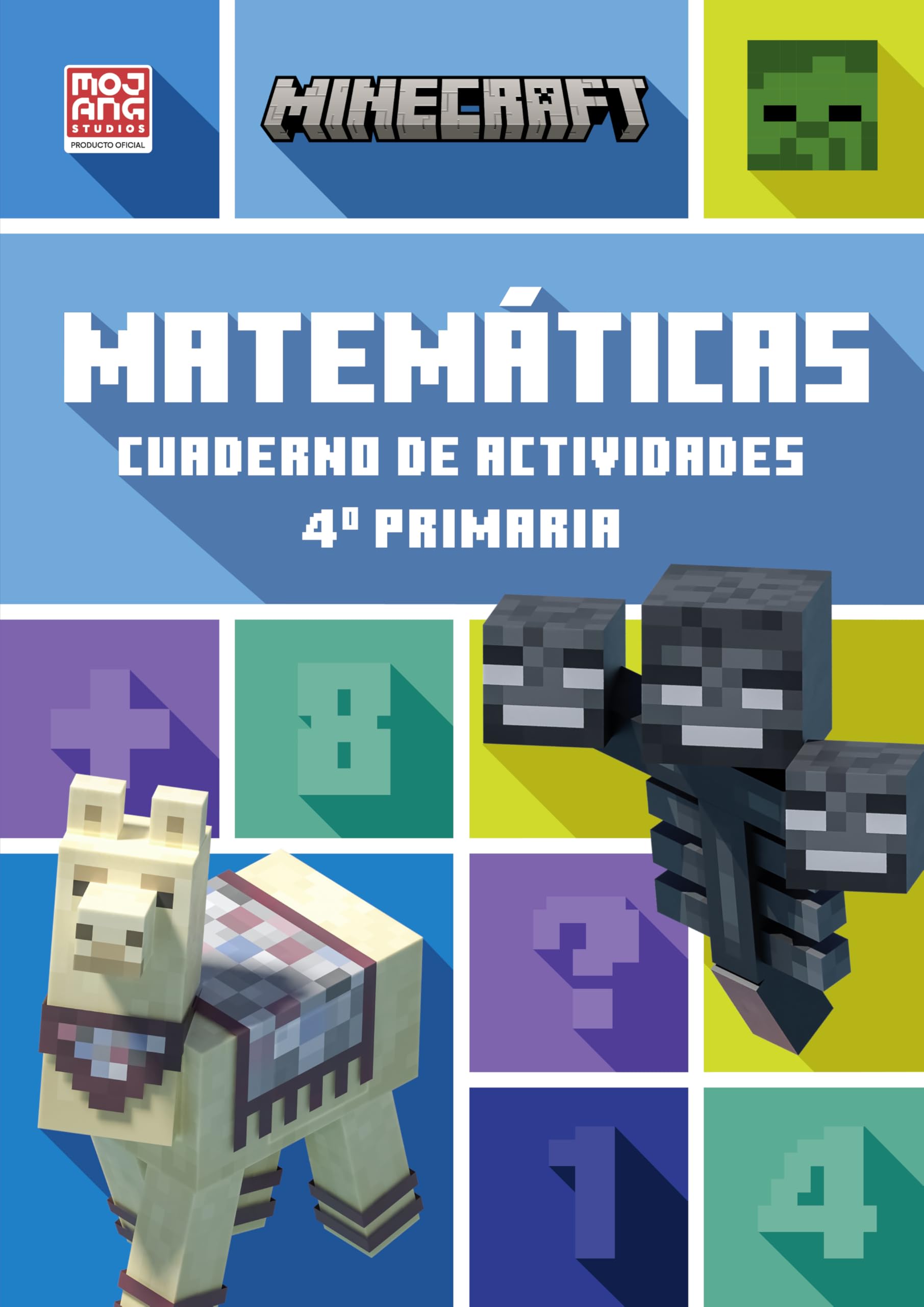 Minecraft oficial: cuaderno de actividades, Matemáticas 4.º primaria (HARPERCOLLINS)