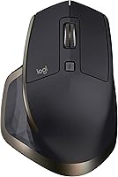 Vista 4 de Logitech Mouse inalámbrico MX Master - Sensor de alta precisión, rueda de desplazamiento adaptativa a velocidad, fácil de cambiar hasta 3