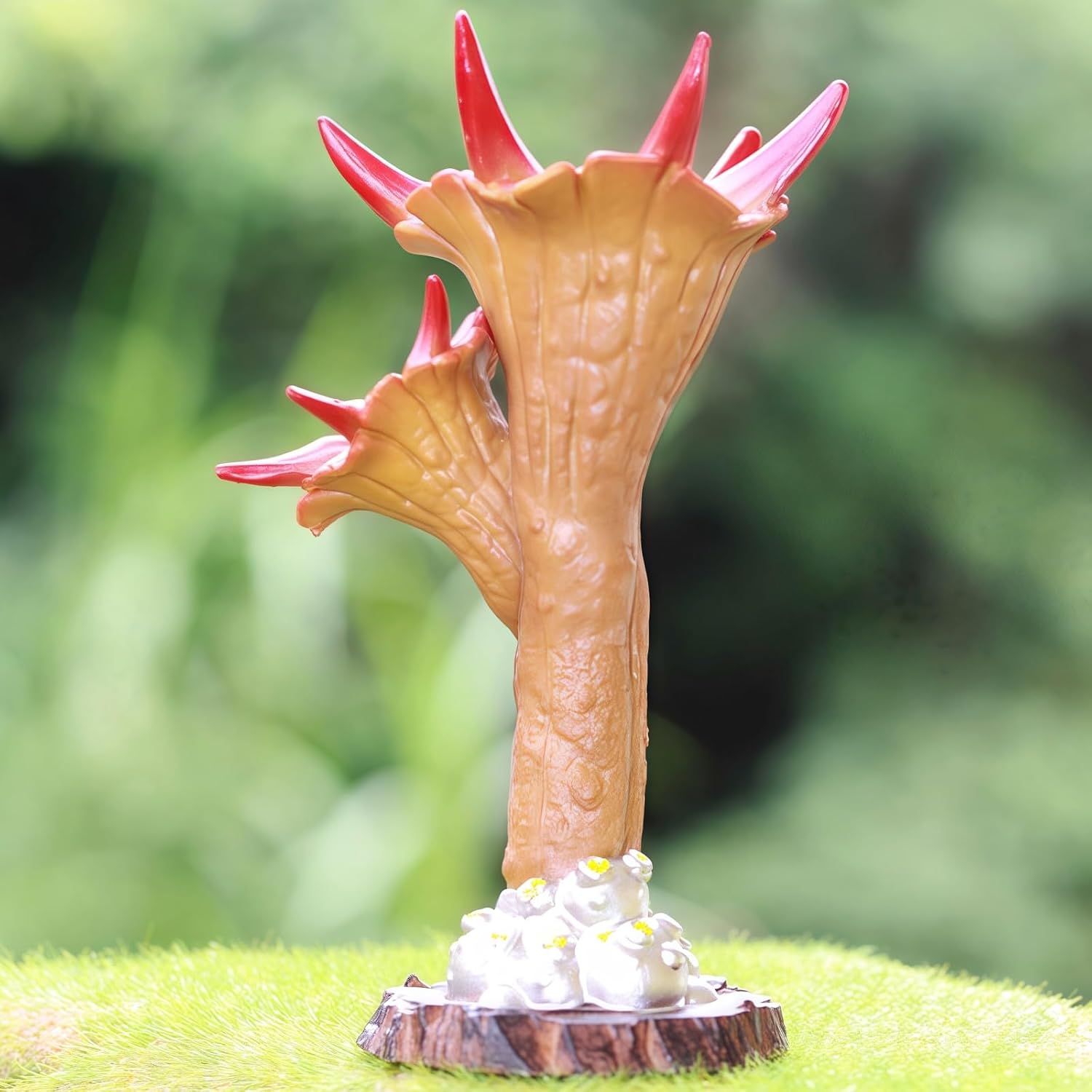 Gemini&Genius Ancient Flower Plant Figurine, Prehistoric Botanical Model image 3