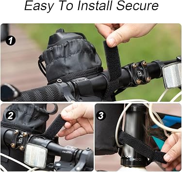 Insulated Bike Water Bottle Holder Bag for Kid Adult with Phone Storage