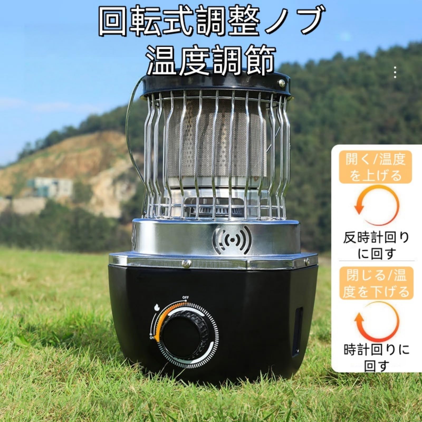 Amazon | ガスストーブ カセット 1台2役 ポータブル ガスヒーター ガス