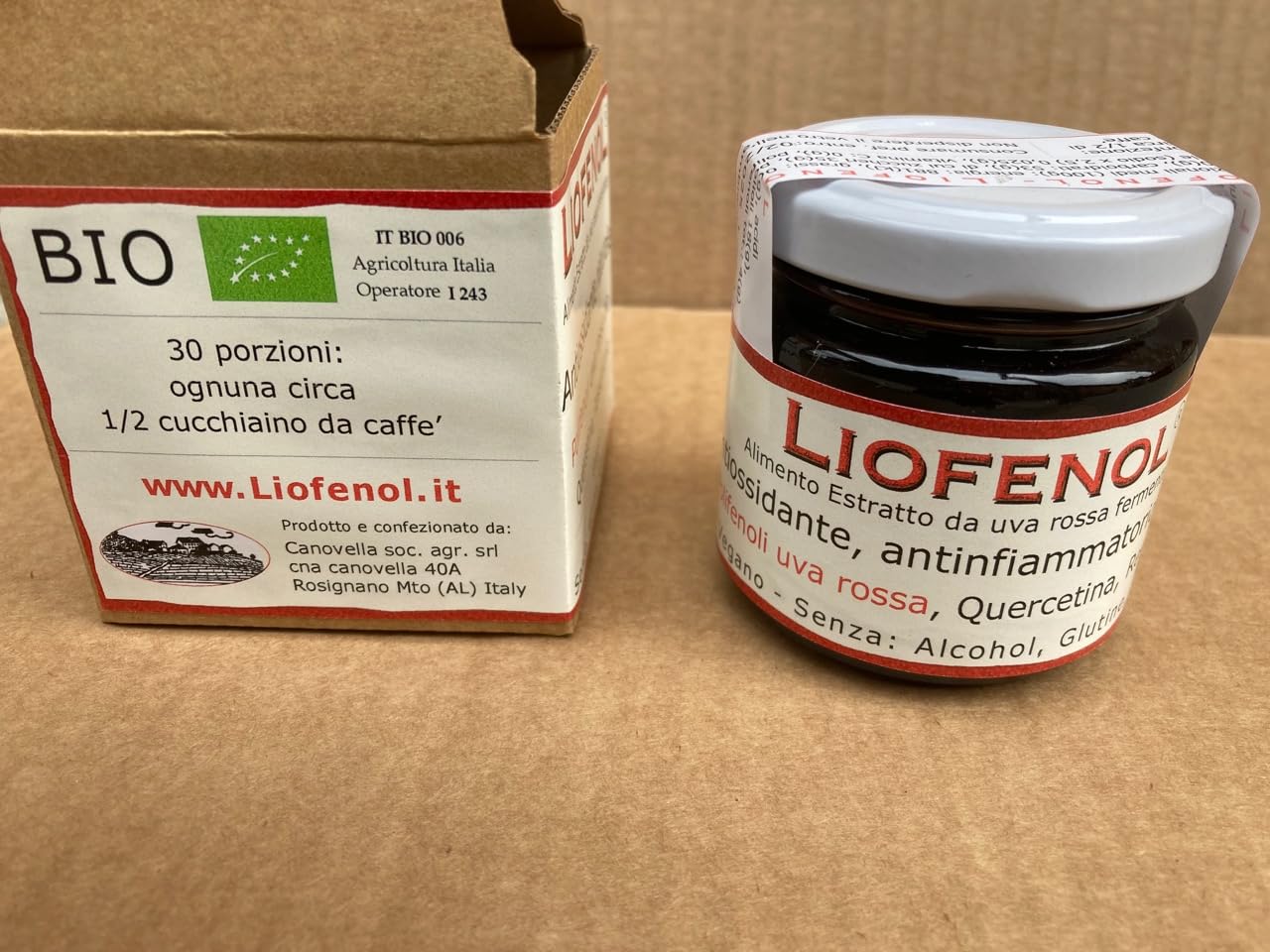 Liofenol 70 ml - Antiossidante ed antinfiammatorio naturale - polifenoli, resveratrolo, quercetina - Estratto liofilizzato da uva rossa biologica fermentata