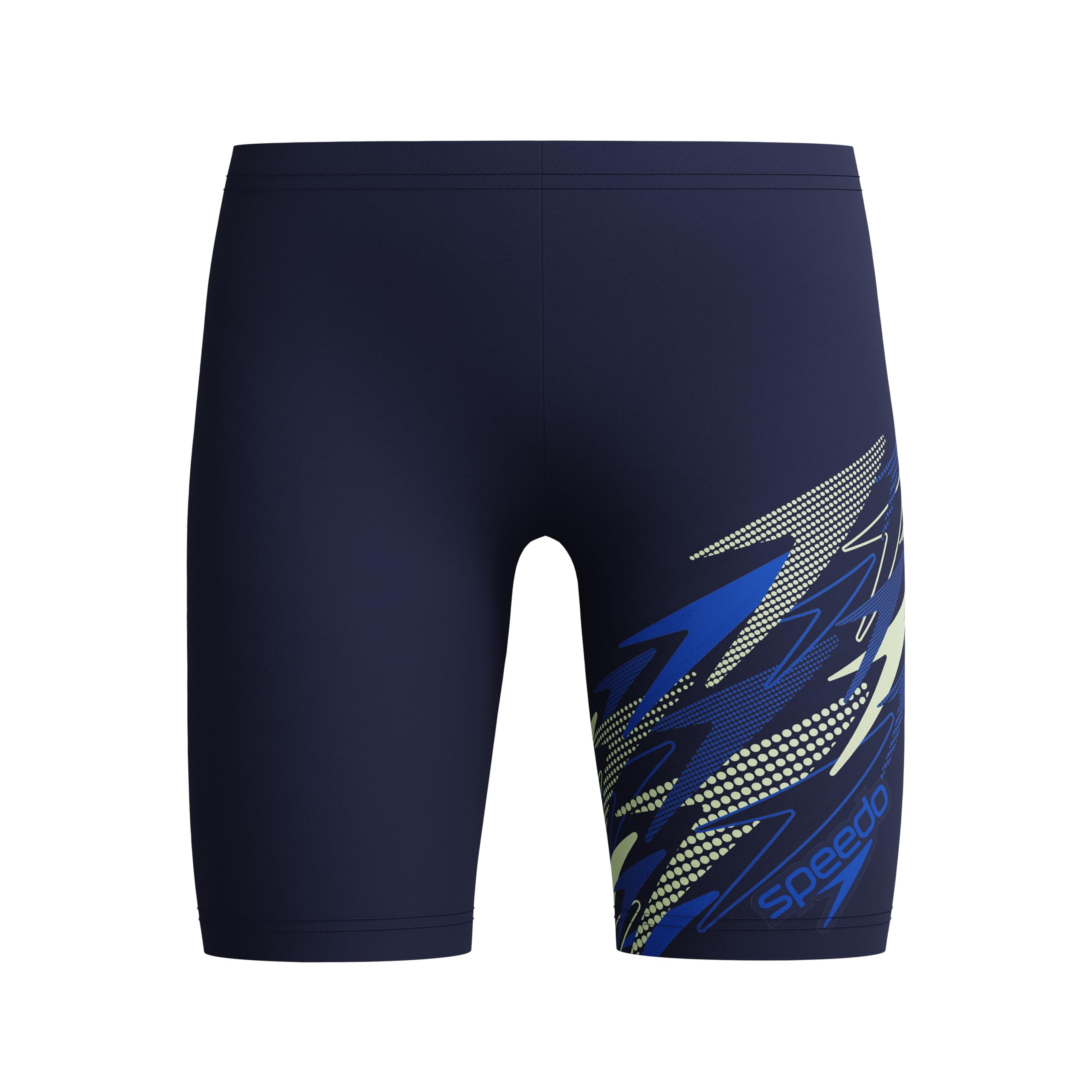 Speedo Costume da bagno per ragazzi con logo Medley Jammer e pavone/zaffiro scuro
