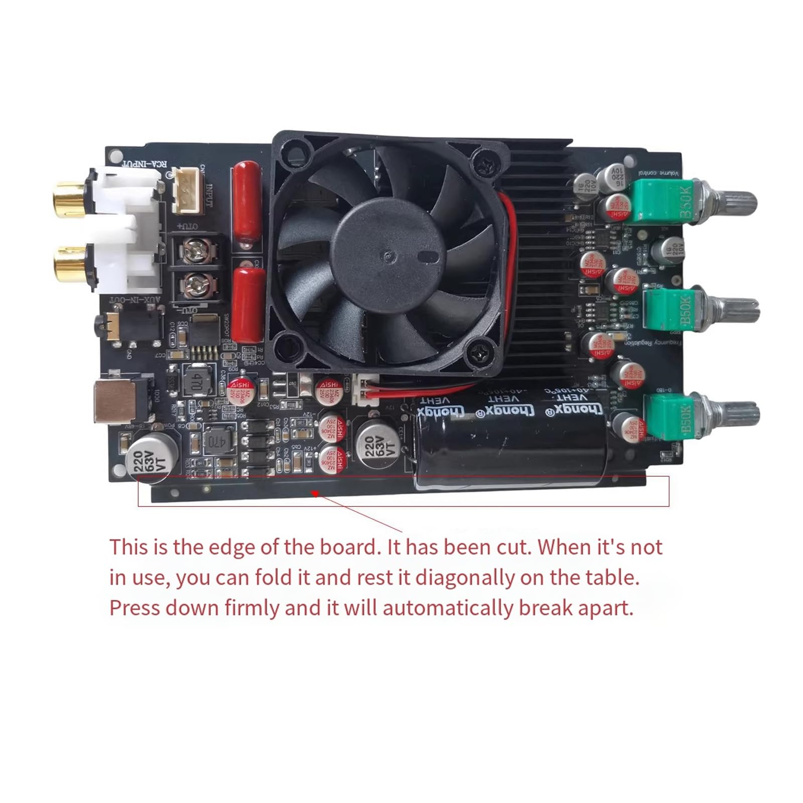 Efficiency TPA3255 Amplificateur de basses 600 W avec amplificateur home cinéma avec une fréquence de 28-150 Hz