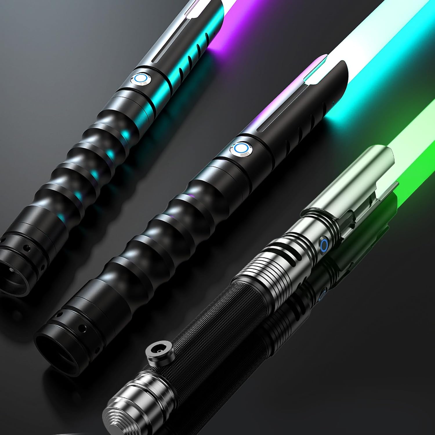 2 in 1 Dueling Lightsaber and Lightsaber Cal Light Sabers for Adults
