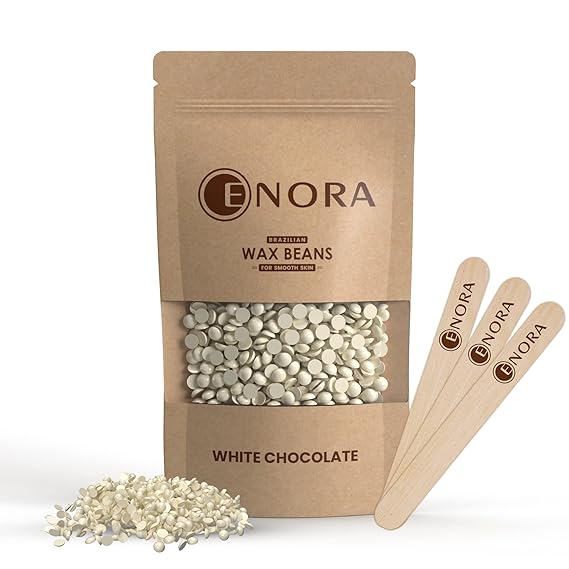 ENORA White Chocolate Hard Beans Depilatory Stripless Wax Used For