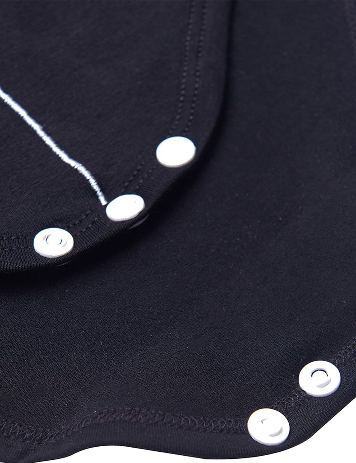 A&J DESIGN Baby Boys' Tuxedo Bodysuit With Bowtie Gentleman One-Piece 3-24 Months - Image 5