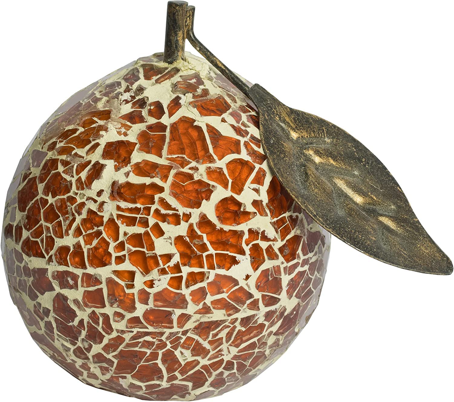The Look White Glass Mosaic Orange