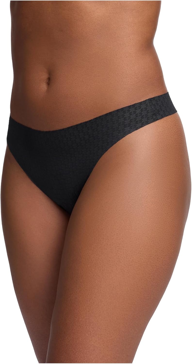 Under Armour Womens 3-Pack Pure Stretch No Show Thong Underwear, All-Day Comfort & Ultra-Soft Fit - Image 3