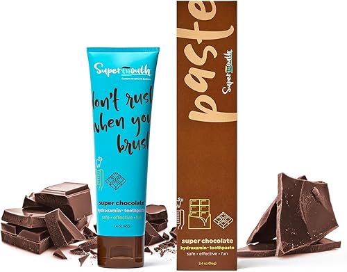 SuperMouth Pasta de dientes Nano Hydroxyapatite Sin flúor, remineralizante, vitaminas D3 y K2, alivia la sensibilidad, blanquea, desarrollado por